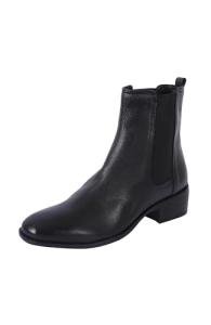 Kenneth Cole Women's Black Leather Chelsea Ankle Boot