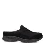 Easy Spirit Women's Black Travelfuzz Mules, Size 8.5