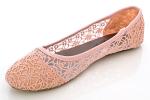 Breathable Crochet Lace Ballet Flats for Women