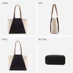 Chic LOVEVOOK Faux Leather Laptop Tote Bag