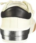 Dolce Vita Zina White/Black Leather Sneakers, Size 8.5
