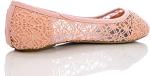 Breathable Crochet Lace Ballet Flats for Women