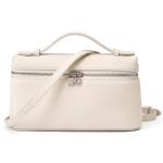 Rejolly Small Cream Leather Crossbody Handbag