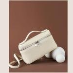 Rejolly Small Cream Leather Crossbody Handbag