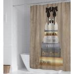 Chic Brown High Heels Shower Curtain Set