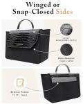 Stylish Vegan Leather Lunch Tote for Women