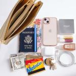 Humble Chic NY Gold Vegan Leather Crossbody Purse