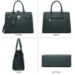 Dasein Women's Stylish Handbag and Wallet Set