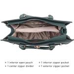 Dasein Women's Stylish Handbag and Wallet Set