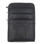 Sleek Leather Crossbody Bag for Travel and Daily Use