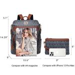 Stylish Convertible Backpack Purse with Tassel Set
