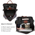 Stylish Convertible Backpack Purse with Tassel Set