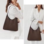 Vegan Leather Hobo Bag with Cherry Charm