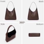 Vegan Leather Hobo Bag with Cherry Charm