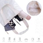 DGAZ Luxury Snowflake Shoulder Tote Bag for Women