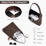 Vegan Leather Hobo Bag with Cherry Charm