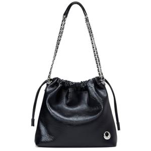 LA FESTIN Stylish Leather Crossbody Bag with Chain