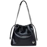 LA FESTIN Stylish Leather Crossbody Bag with Chain