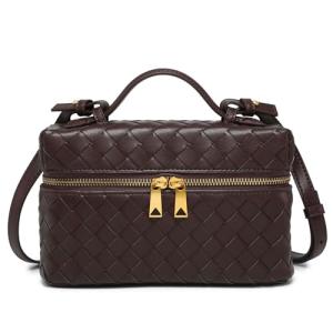 Rejolly Woven Leather Top-Handle Handbag