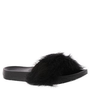 UGG Women's Royale Black Flat Sandal, Size 5