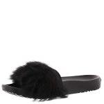 UGG Women's Royale Black Flat Sandal, Size 5