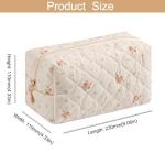 Floral Makeup Bag for Travel and Storage