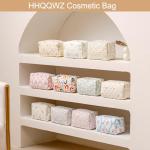 Floral Makeup Bag for Travel and Storage