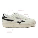 Reebok Women's Double Revenge Platform Sneakers, Chalk Black