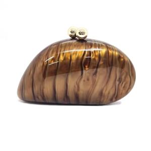 Luxury Marble Clutch Bag for Elegant Evenings