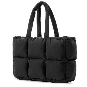 Herald Quilted Puffer Tote Bag for Women