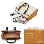 BOSTANTEN Apricot Leather Designer Handbag for Women