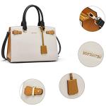 BOSTANTEN Apricot Leather Designer Handbag for Women