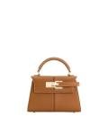 JW PEI Elise Brown Top Handle Bag