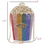 Luxury Black Rhinestone Evening Clutch Bag for Women