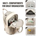 Stylish LOVEVOOK Women's Laptop Backpack with USB Port