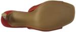 DKNY Red Open Toe Heeled Sandals for Women