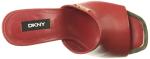 DKNY Red Open Toe Heeled Sandals for Women