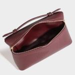 Rejolly Cream White Leather Crossbody Bag for Women