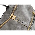 ZOCILOR Grey Convertible Backpack Purse and Handbag