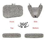 Luxury Rhinestone Evening Clutch Bag for Parties