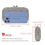 Luxury Rhinestone Evening Clutch Bag for Parties