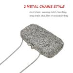Luxury Rhinestone Evening Clutch Bag for Parties