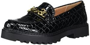 Circus NY Deana Black Crocco Patent Loafers 7.5
