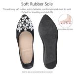 Sparkly Rhinestone Ballet Flats for Women
