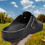 Bigant Women's Black Clogs for Nurses and Garden