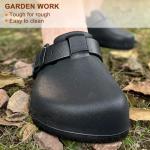 Bigant Women's Black Clogs for Nurses and Garden