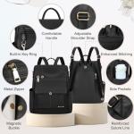 NUBILY Anti-Theft Leather Mini Backpack Purse