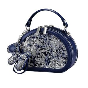 Crysnolli Women’s Embroidered Top-Handle Purse