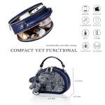 Crysnolli Women’s Embroidered Top-Handle Purse