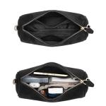 Luxury Black Suede Crossbody Handbag for Women